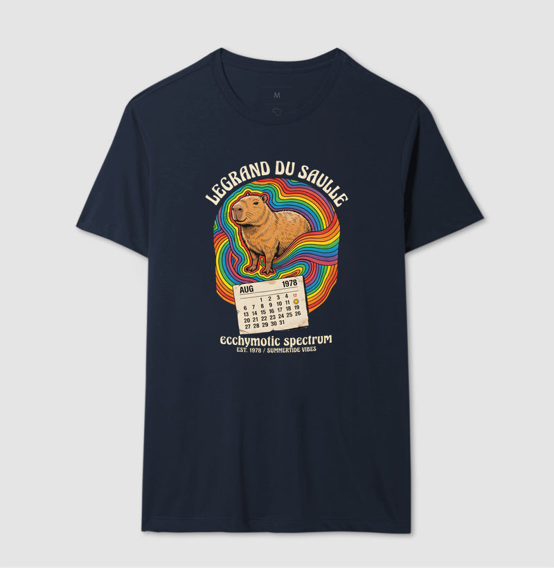 Camiseta Medicina Legal "Espectro Equimótico" | A Capivara de Legrand du Saulle
