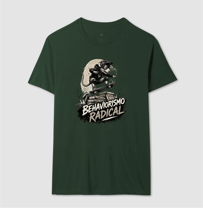 Camiseta Psicologia "Behaviorismo Radical" | Skate Rat & B.F. Skinner
