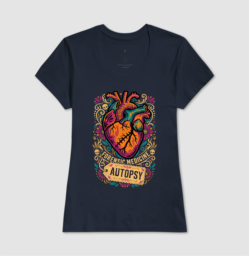 Camiseta Medicina Legal "Autopsy" | A Arte da Patologia Forense