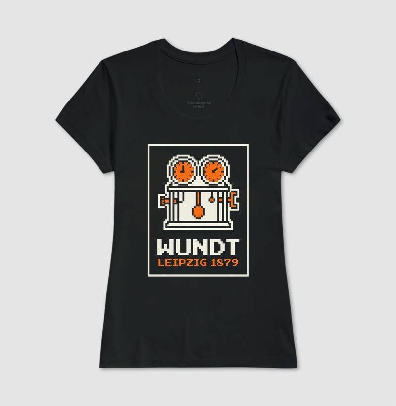 Camiseta Psicologia "Wundt: Leipzig 1879" | 8-Bit Pixel Art