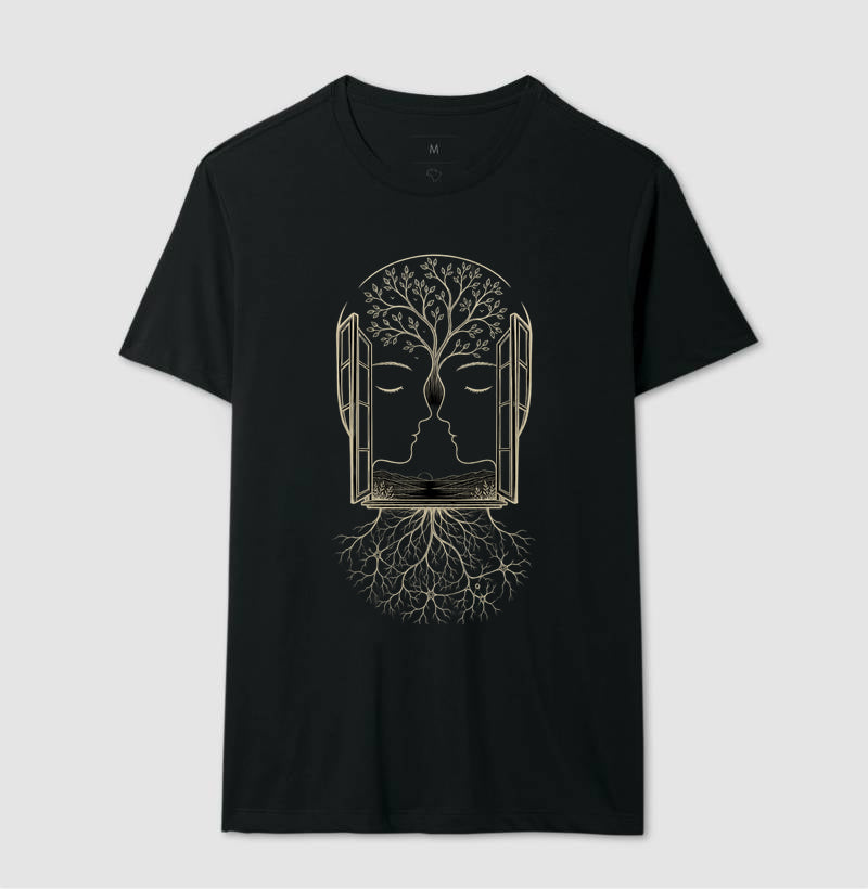 Camiseta "Gestalt: Figura, Fundo e Totalidade" | A Poesia da Percepção