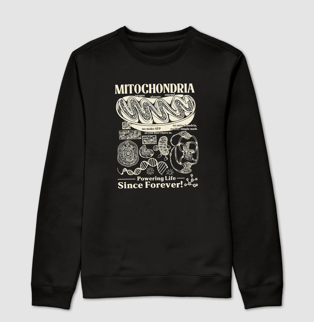 Suéter Moletom "Mitochondria: Powering Life" | A Usina de Força da Vida