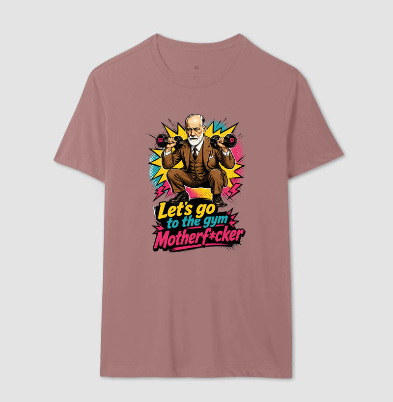 Camiseta "Freud na academia" | O Equilíbrio entre o Ego e o Id