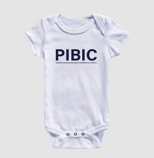 Body Infantil Vida Acadêmica - PIBIC (Iniciação Científica) | Tipografia Minimalista