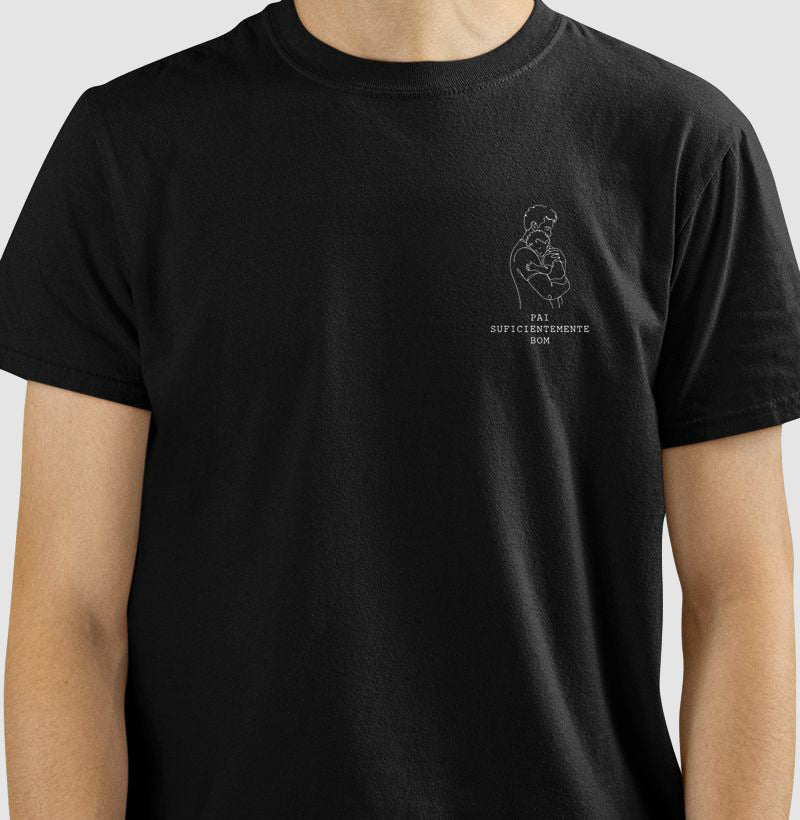 Camiseta Psicanálise Winnicott - Pai Suficientemente Bom | Line Art