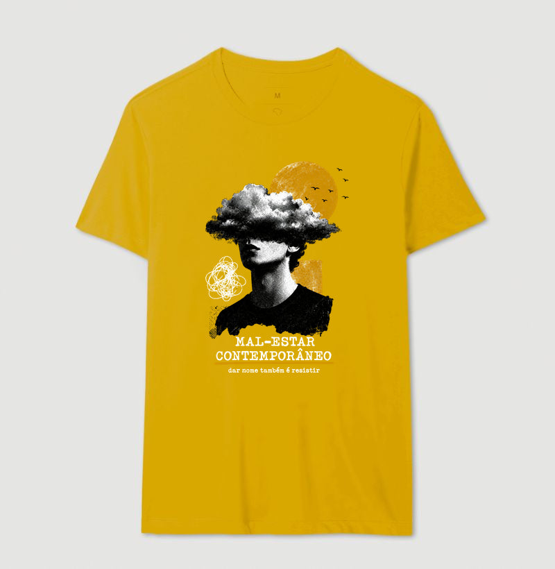 Camiseta "Mal-Estar Contemporâneo" | Dar Nome Também É Resistir