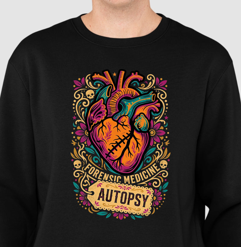 Suéter Moletom Medicina Legal "Autopsy" | A Arte da Patologia Forense