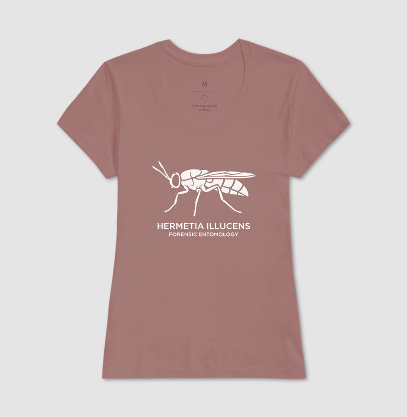 Camiseta "Hermetia Illucens" | O Minimalismo Forense