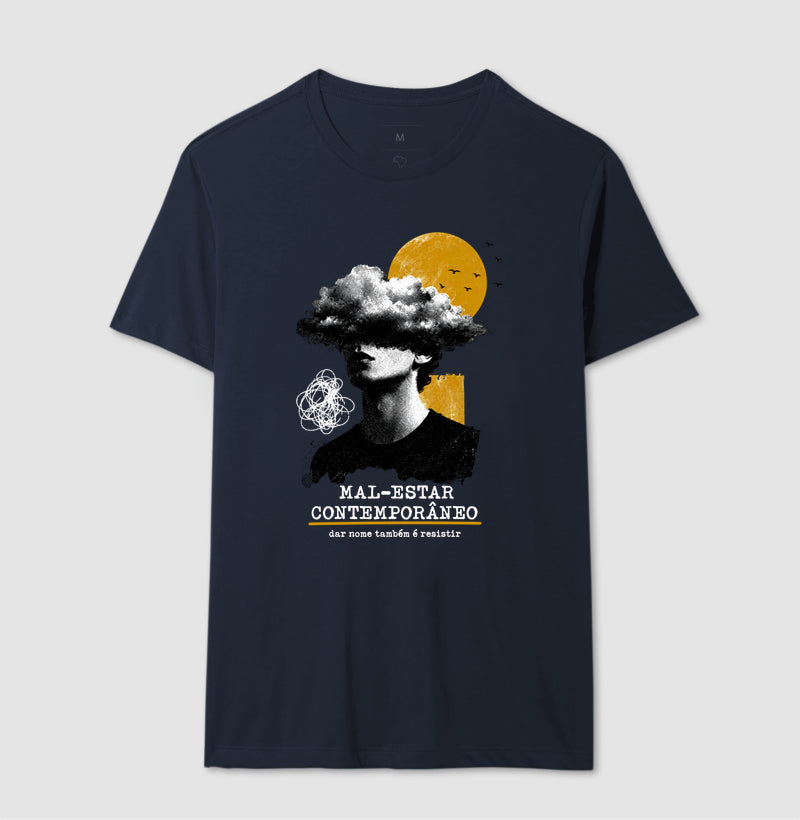 Camiseta "Mal-Estar Contemporâneo" | Dar Nome Também É Resistir