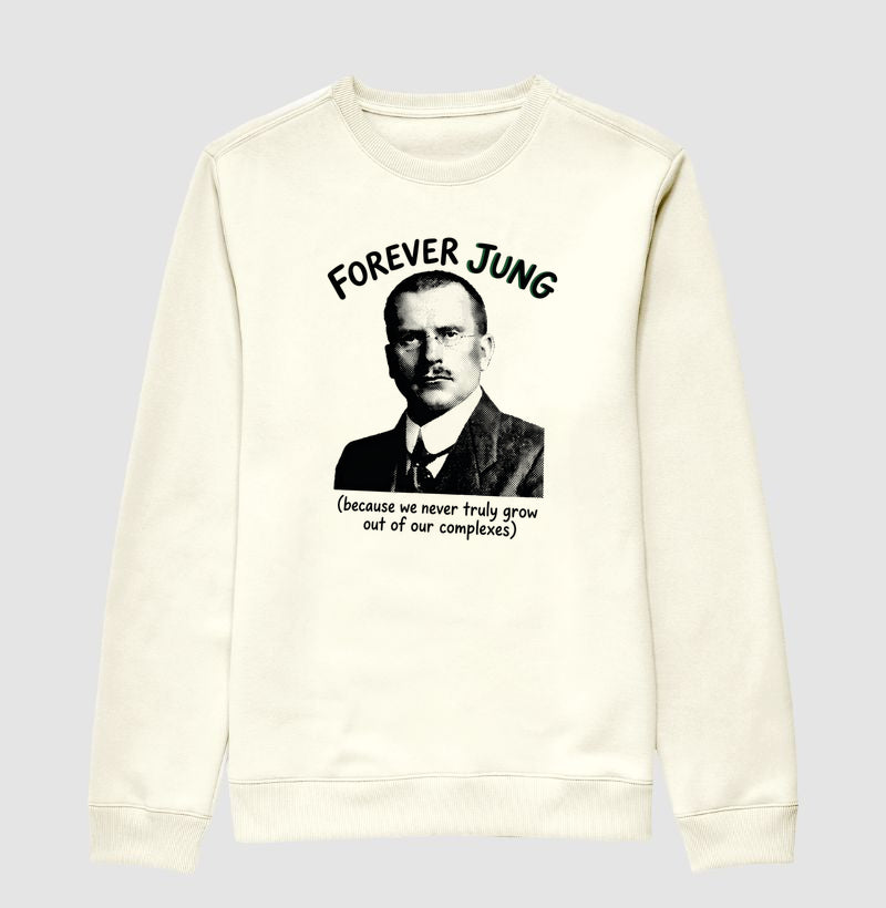 Suéter Moletom Psicanalítica Carl Jung - Forever Jung (Complexes) | Retrô Noir