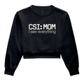Cropped Moletom Maternidade Forense - CSI: Mom | Minimalista