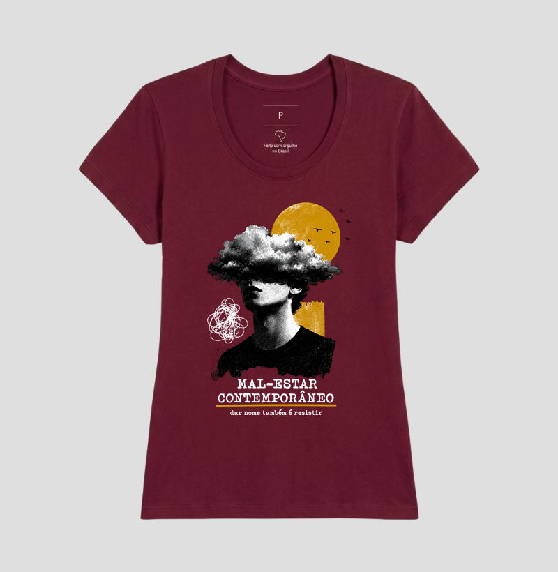 Camiseta "Mal-Estar Contemporâneo" | Dar Nome Também É Resistir