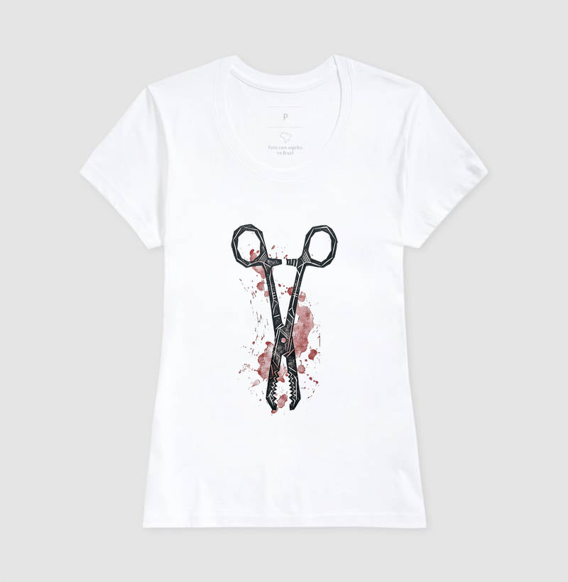 Camiseta Medicina Legal "Pinça de Kocher" | A Ferramenta do IML