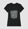 Camiseta "Psicologia Laica Graças a Deus" | Edição Hand Lettering