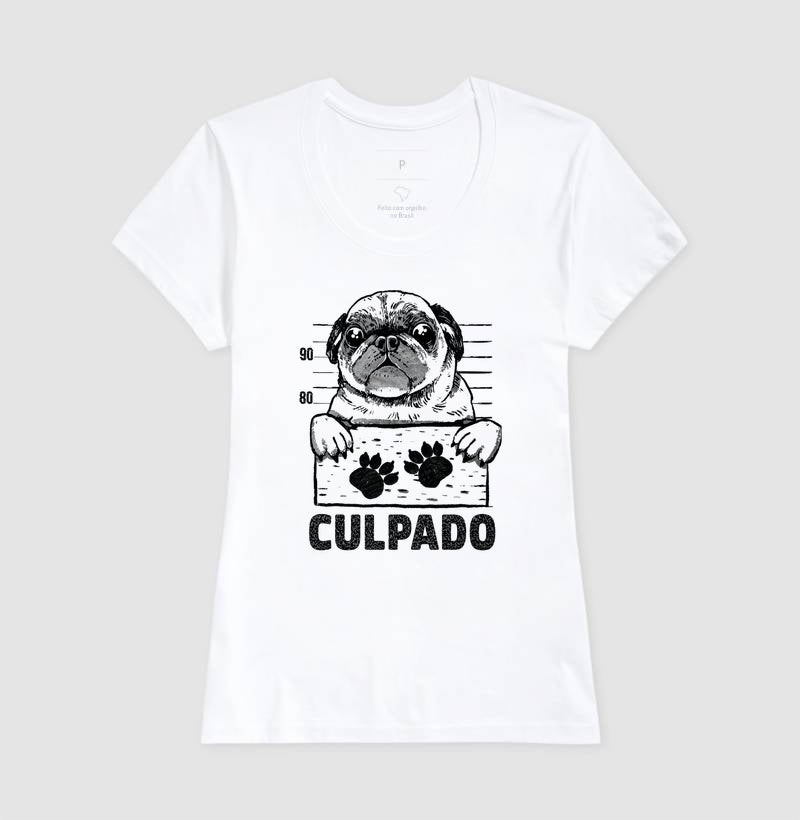 Camiseta "Mugshot Canino" | O Suspeito Culpado