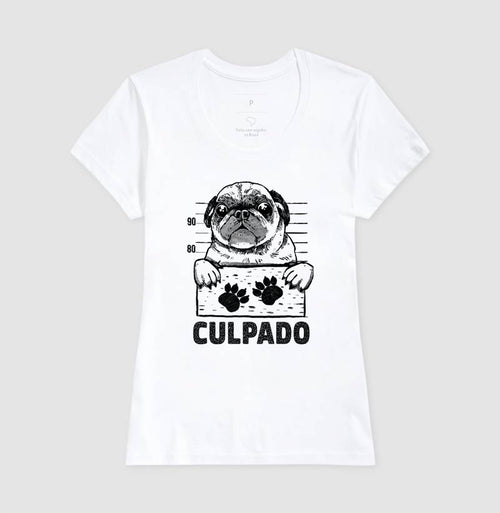 Camiseta "Mugshot Canino" | O Suspeito Culpado