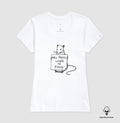 Camiseta Algodão Peruano Behaviorismo "Will Press Lever For Food" | B.F. Skinner & Condicionamento Operante