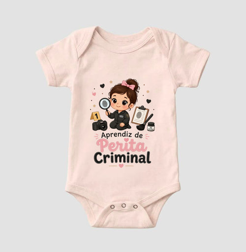 Body Infantil "Aprendiz de Perita Criminal" | A Pequena Investigadora