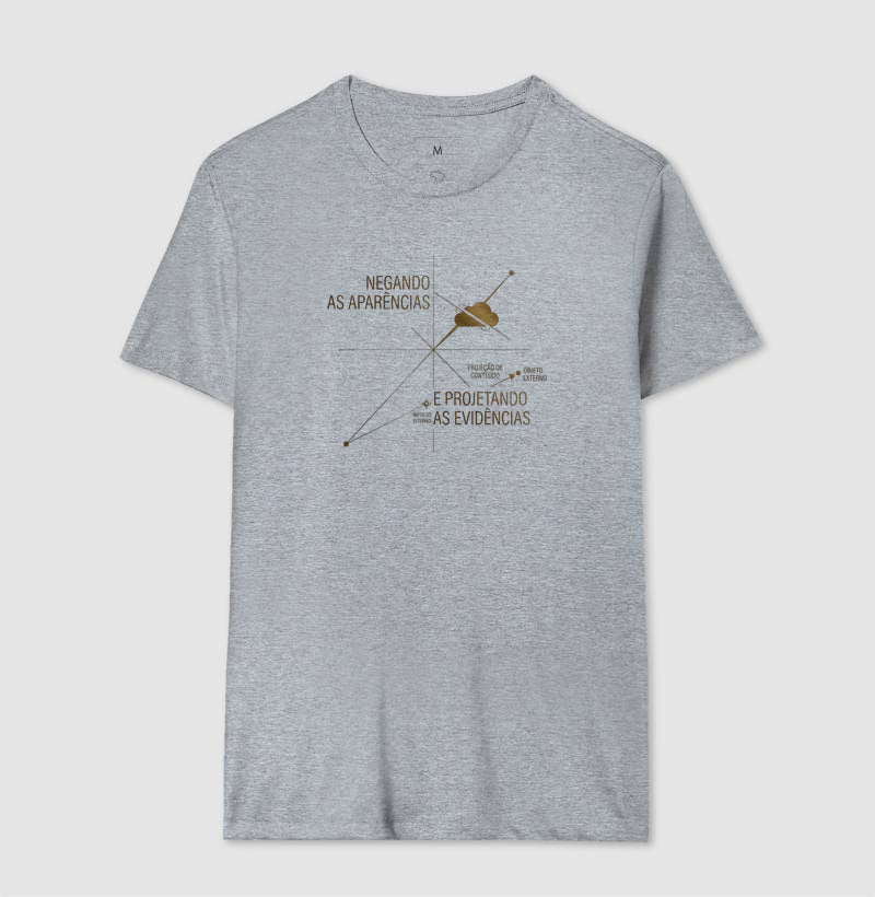Camiseta Psicanálise Anna Freud - Mecanismos de Defesa (Negação e Projeção) | Diagrama Minimalista