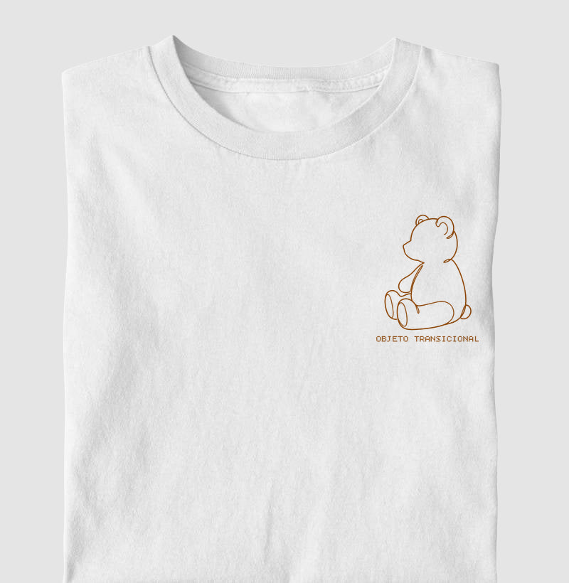 Camiseta Infantil Psicanálise Winnicott - Objeto Transicional | Minimalista