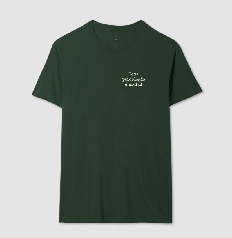 Camiseta Psicologia Sócio-Histórica Silvia Lane - Toda Psicologia é Social | Typewriter