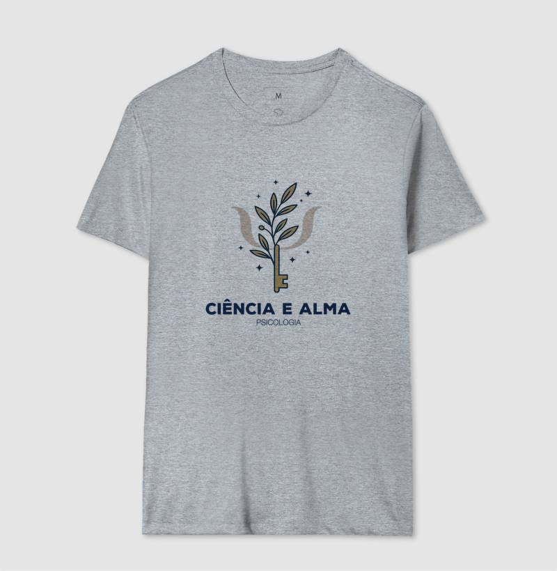 Camiseta Psicologia - Ciência e Alma (The Key of Insight)