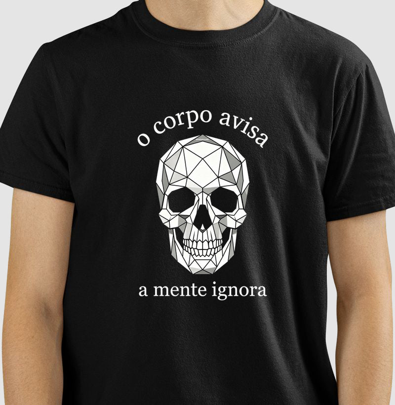 Camiseta Medicina Legal "O Corpo Avisa" | A Verdade Anatômica